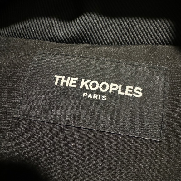 Mens The Kooples Faux Fur Trim Hood Parka - Picture 7 of 8